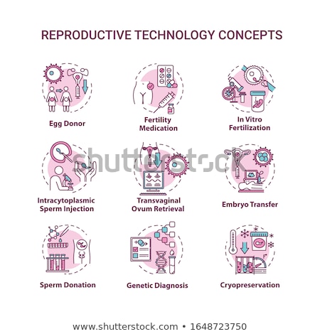 Foto stock: Donor Sperm Line Icon