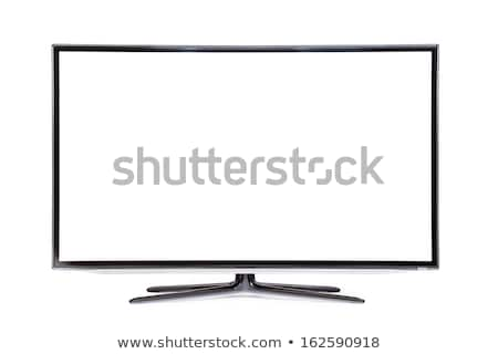 Zdjęcia stock: Black Tft Flat Monitor