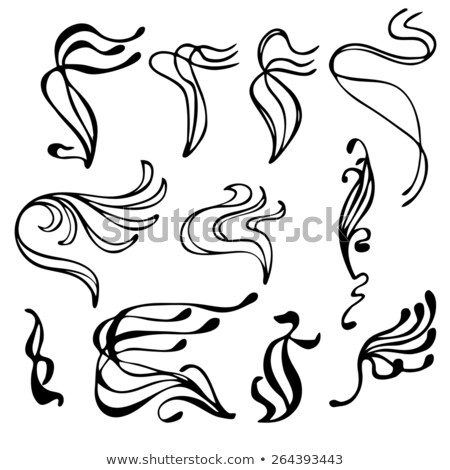 [[stock_photo]]: Rnement · Art · Nouveau · noir · et · blanc