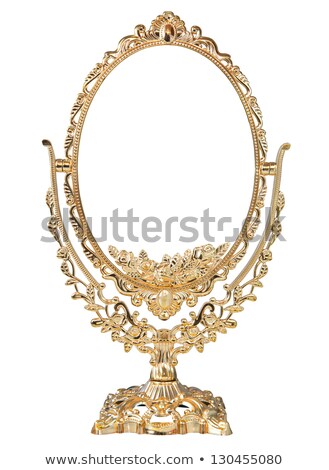 Zdjęcia stock: Brass Baroque Frame