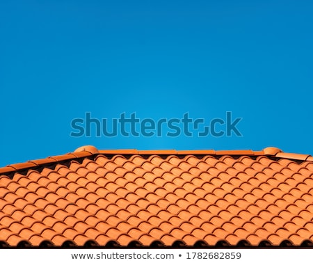 Foto stock: Brown Texture Tiles Under Brick