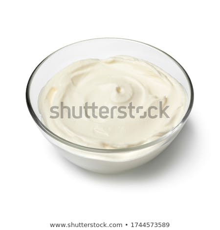 Foto stock: Creme Fraiche