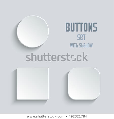 Foto stock: White Blank App Icon Button Template