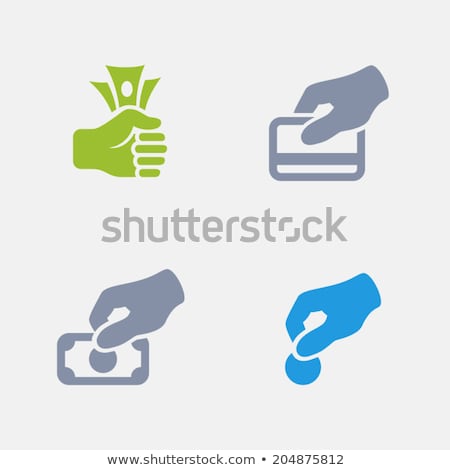 Handouts - Granite Icons Zdjęcia stock © Micromaniac