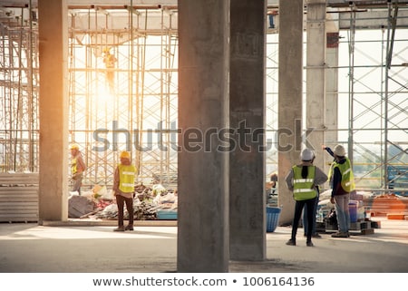 [[stock_photo]]: Scaffolding On Construction Site