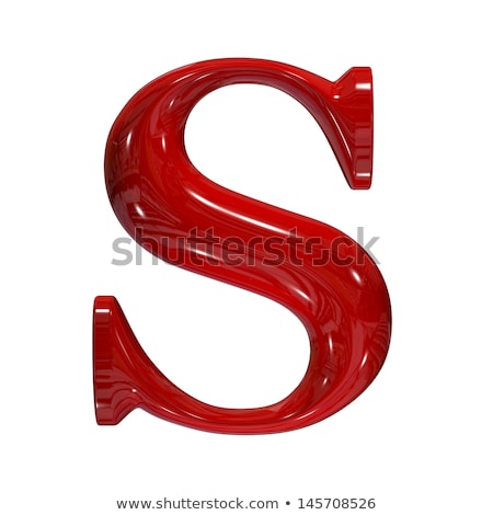 Stok fotoğraf: Christmas Alphabet Letter S