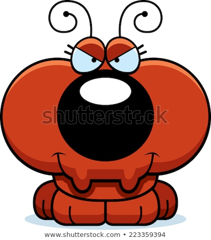 Stock fotó: Cartoon Sly Ant