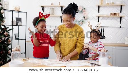 Stock photo: Baking Christmas Cookies At Home
