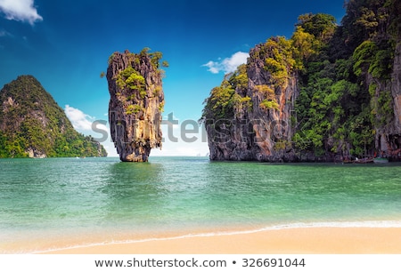 Zdjęcia stock: Tropical Exotic Beach Near Phuket Thailand