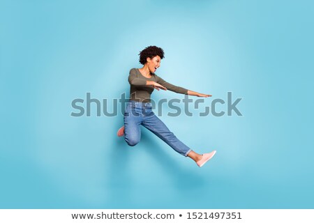 Сток-фото: Woman Modern Dancer Punching