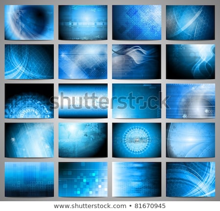 Сток-фото: Hexagon Background Set Eps 10