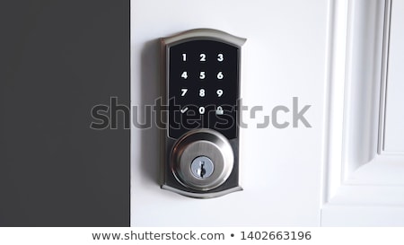 Stock foto: Smart Card Protected With Number Lock