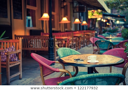 Stockfoto: Old Fashioned Cafe Terrace