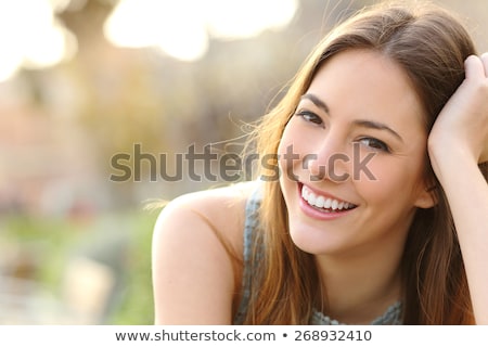 Stock photo: Funny Smiling Woman