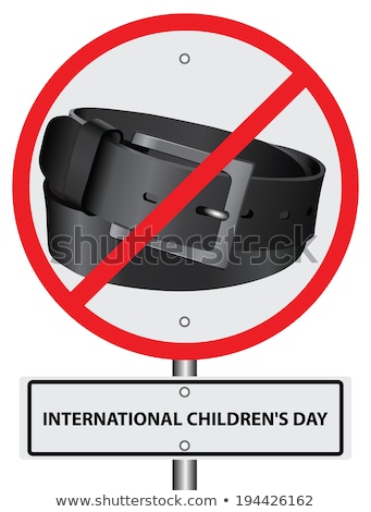 Stock fotó: Symbol Ban Punishment Belt