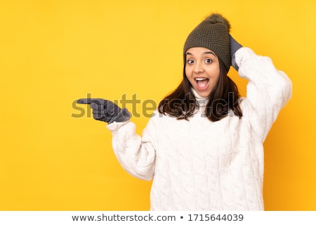 Foto stock: Happy Christmas Girl