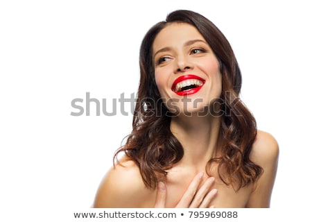 Сток-фото: Woman With Red Lipstick