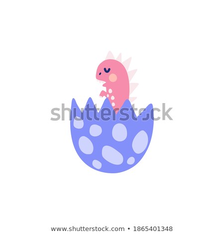 Сток-фото: Dinosaur Trex Baby Eggs