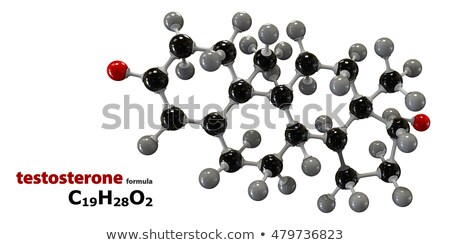 Stock foto: Chemical Formula Of Testosterone