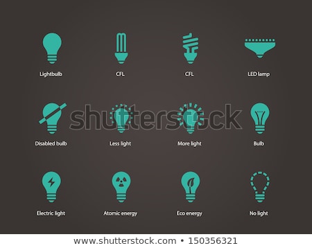 Stock photo: Green Energy Fluorescent Light Bulb