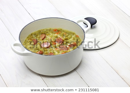 Stok fotoğraf: Leek Carrot And Bacon