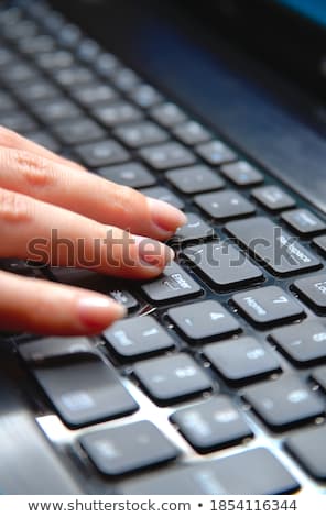 Stockfoto: Press Button Business Online On Black Keyboard