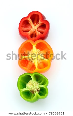 Сток-фото: Pepper Inside An Orange