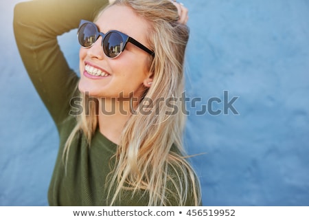 Сток-фото: Closeup Portrait Of An Elegant Blond Woman