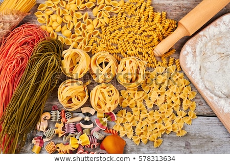 Stock photo: Pasta Of Different Colors