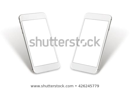 Stock fotó: Isometric Smartphone Isolated On White Background