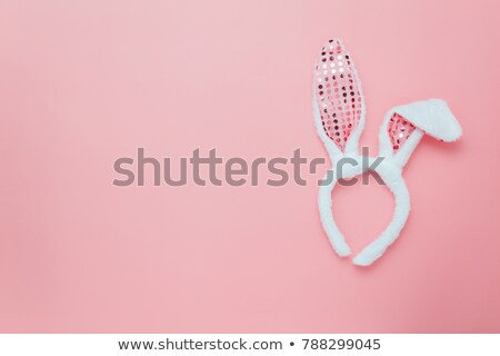 ストックフォト: Girl With Bunny Ears Celebrating Easter Holiday