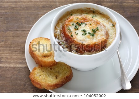 ストックフォト: Bowl Of Onion Soup