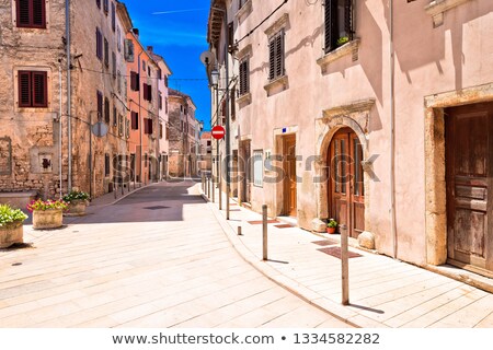 Mediterranean Stone Street Of Vodnjan View Stock photo © xbrchx