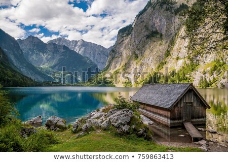 [[stock_photo]]: The Obersee In The Bavarian Alps