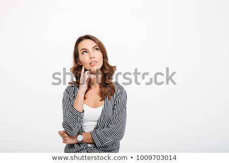 Foto stock: Woman With A Question