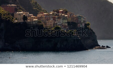 Stockfoto: The Medieval Village Of Corniglia At Morning Cinque Terre Ital