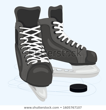 Foto stock: Closeup Of Figure Skating Ice Skates And Outfit