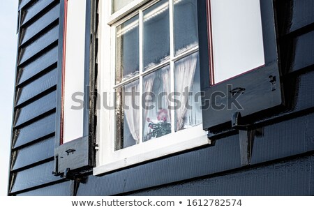 Stock fotó: Window With Shutters In Marken