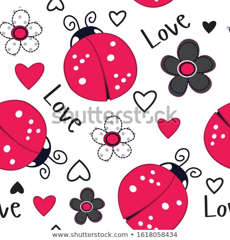 Stock fotó: Ladybugs In Love
