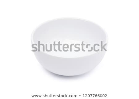 Stock photo: Curved White Bowl