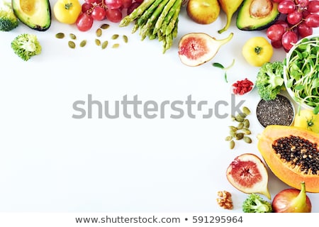 Foto stock: Variety Of Fresh Fruits And Nuts