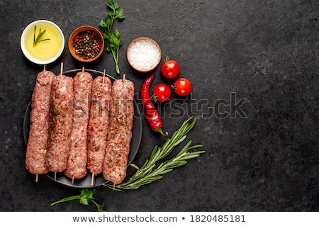 Stock photo: Raw Kebab
