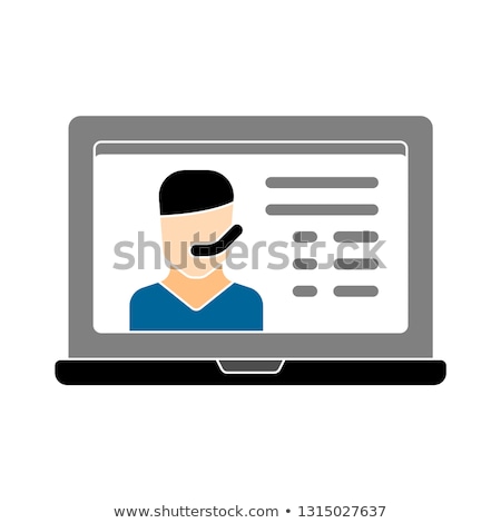 Foto d'archivio: Webinar Concept Vector Illustration