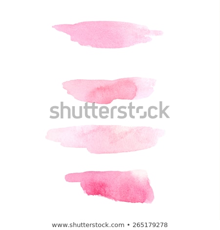 ストックフォト: Abstract Pastel Color Paint Brush Stroke Banners Set