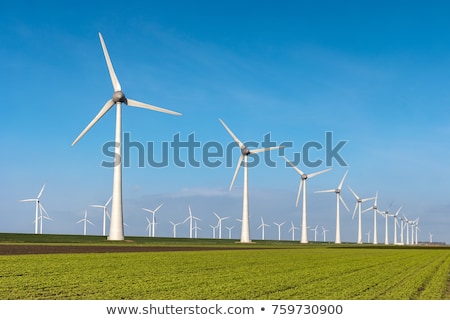 Foto stock: Dutch Wind Mills