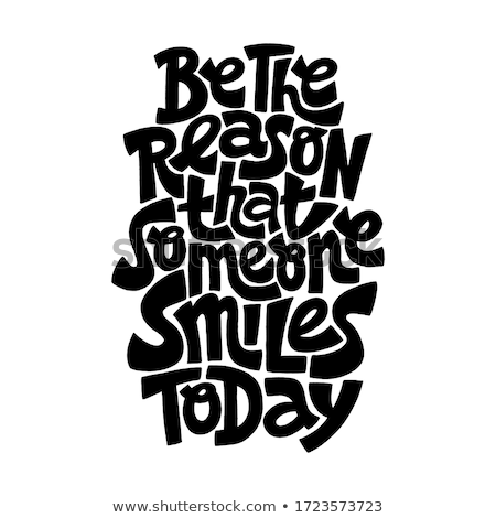 Stock foto: Motivational Quote Hand Drawn Vector Color Lettering