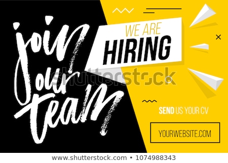 Foto stock: Now Hiring