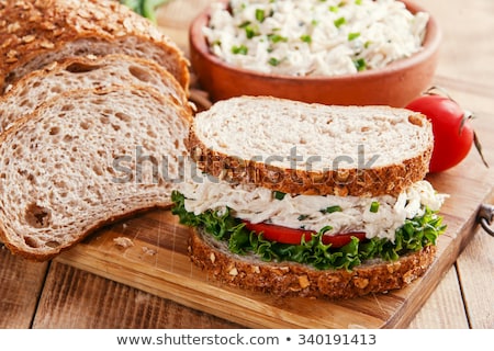 Stockfoto: Ip · En · Saladesandwich