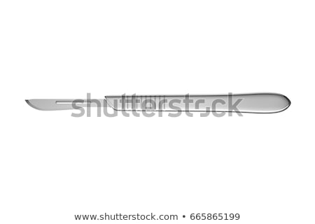 Zdjęcia stock: Surgery Scalpel Isolated On White