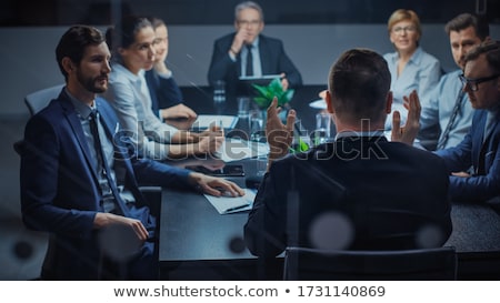 Foto stock: Female Financial Manager Working In The Office